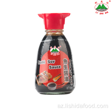 150ml şüşə masa şüşəsi Sashimi soya sousu